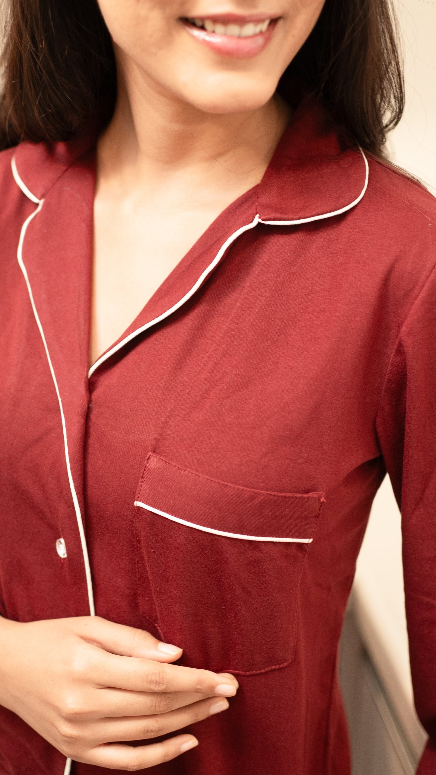 Maroon Cotton
