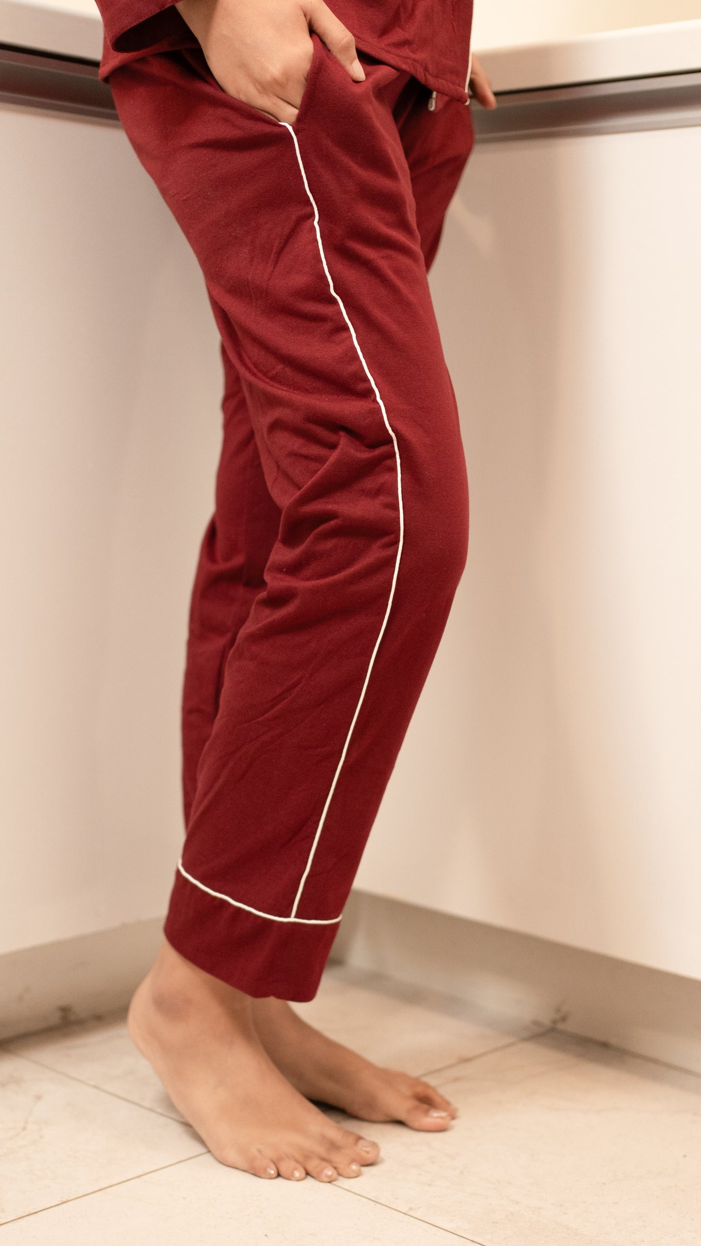 Maroon Cotton