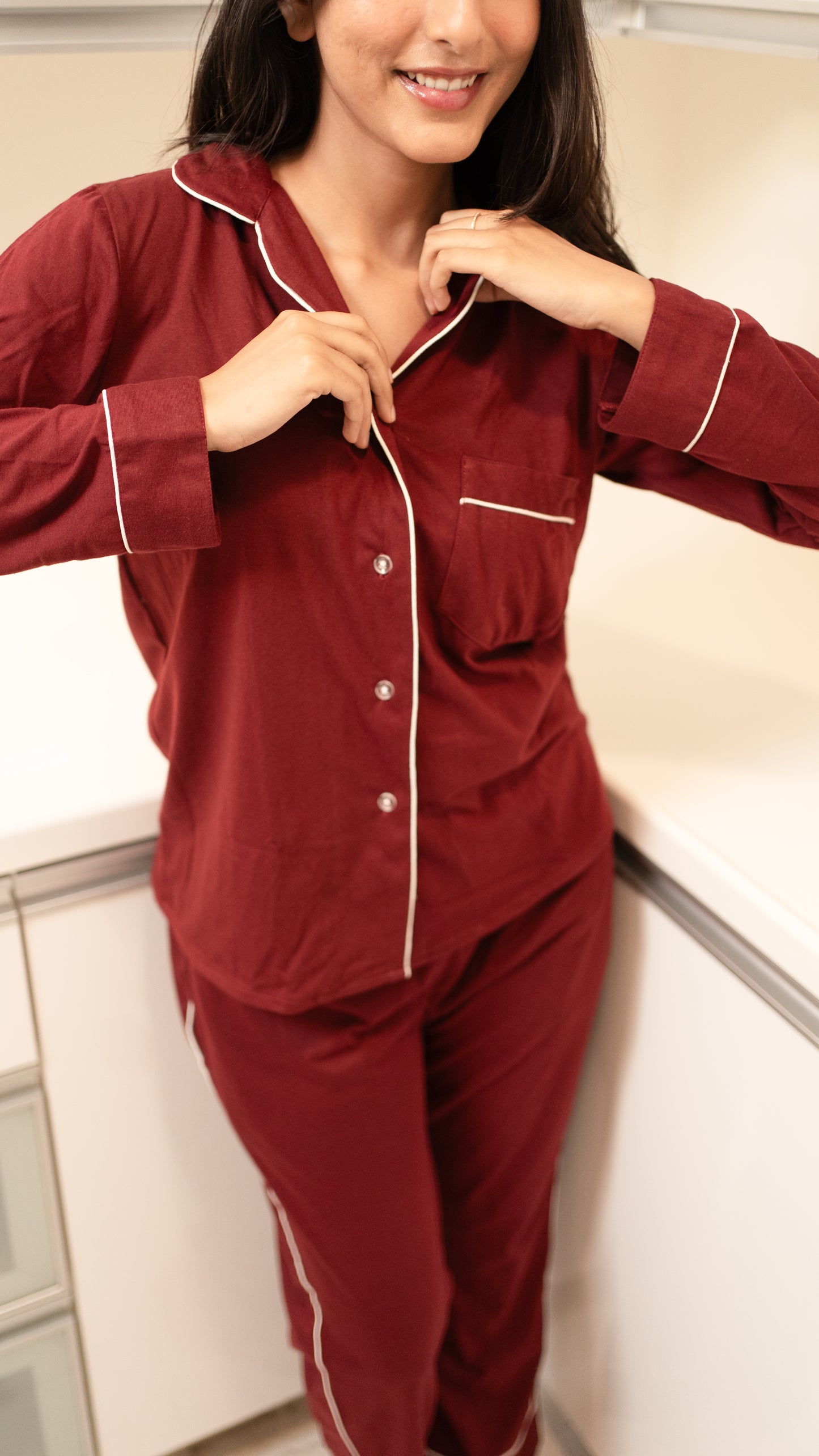 Maroon Cotton