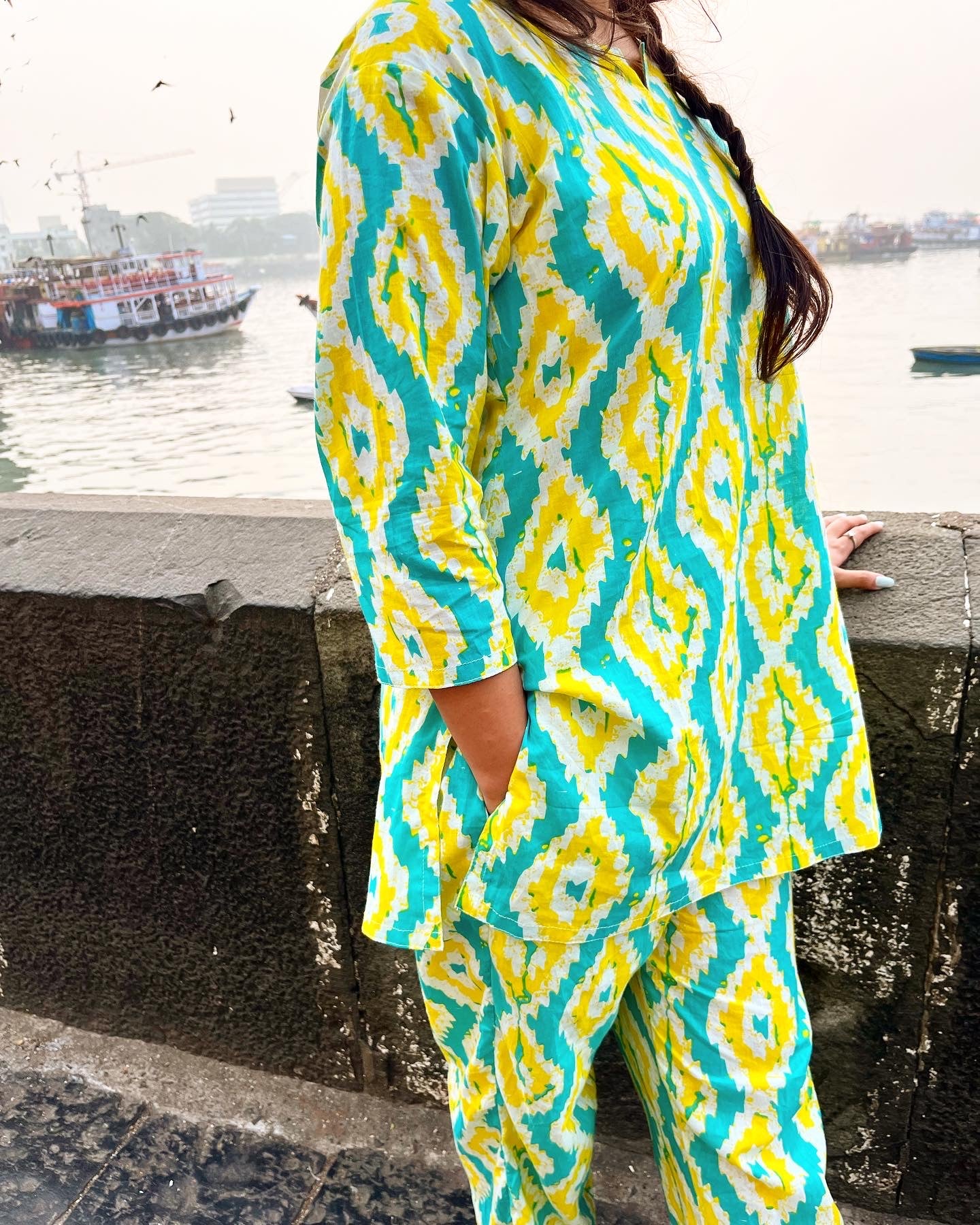Yellow meadow co-ord set