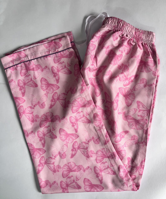 Pink butterfly PJ set