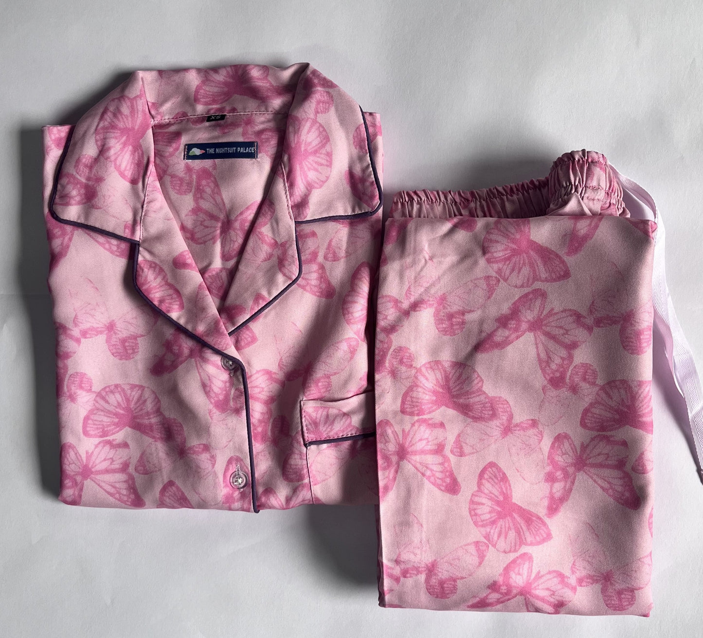 Pink butterfly PJ set
