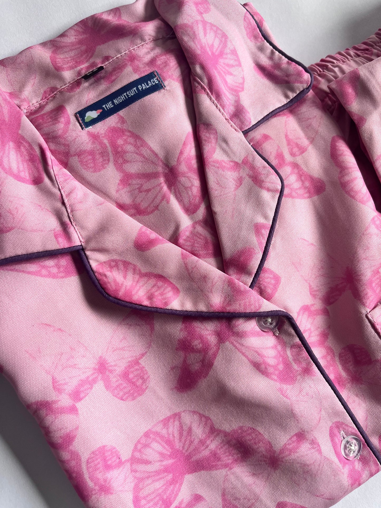 Pink butterfly PJ set