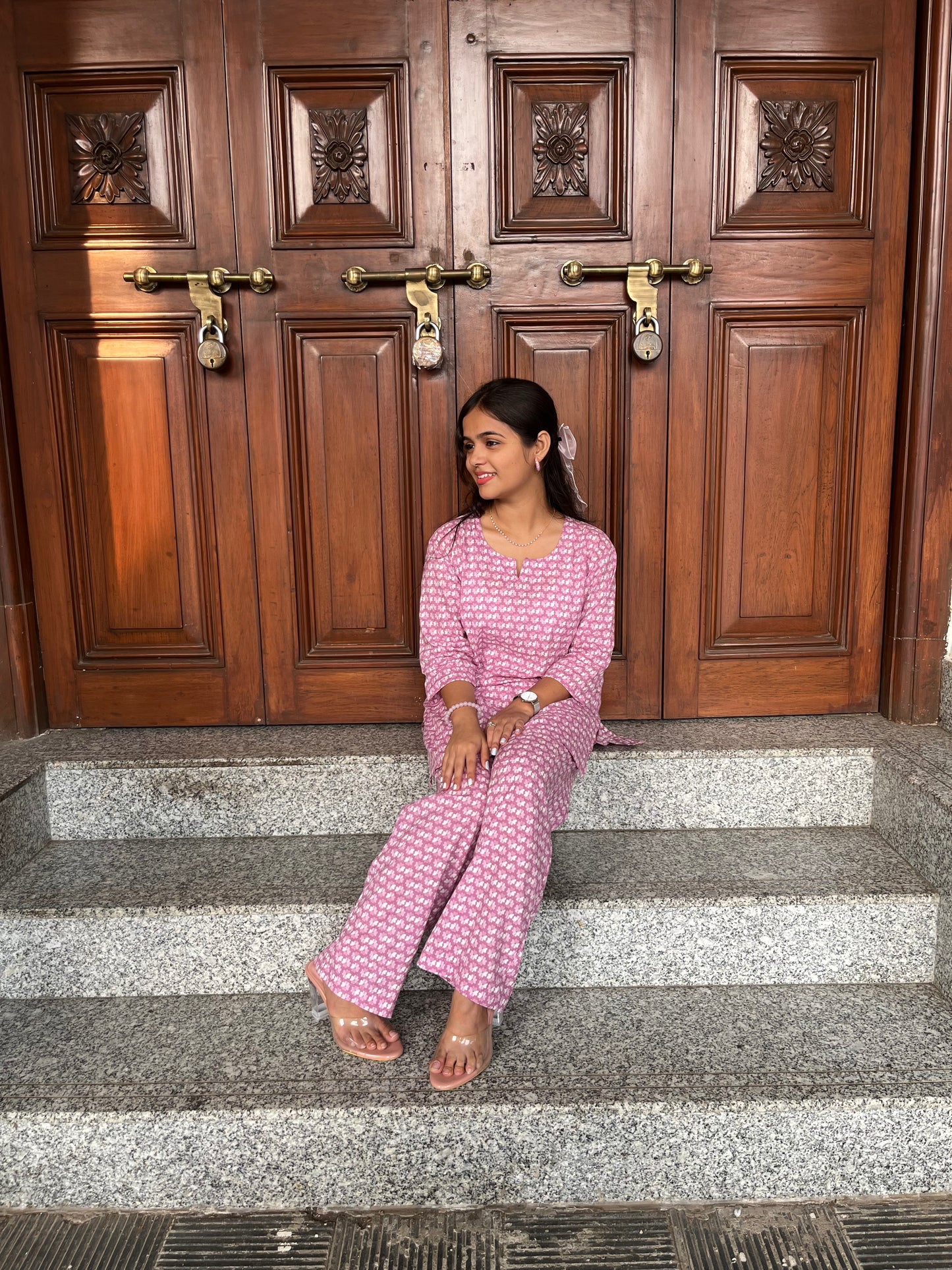 Blush and blossom co-ord set