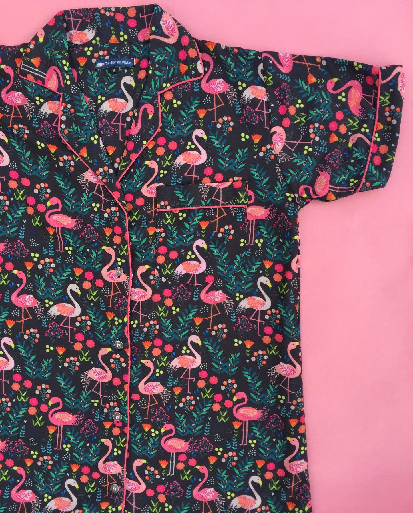 Floral Flamingo PJ set