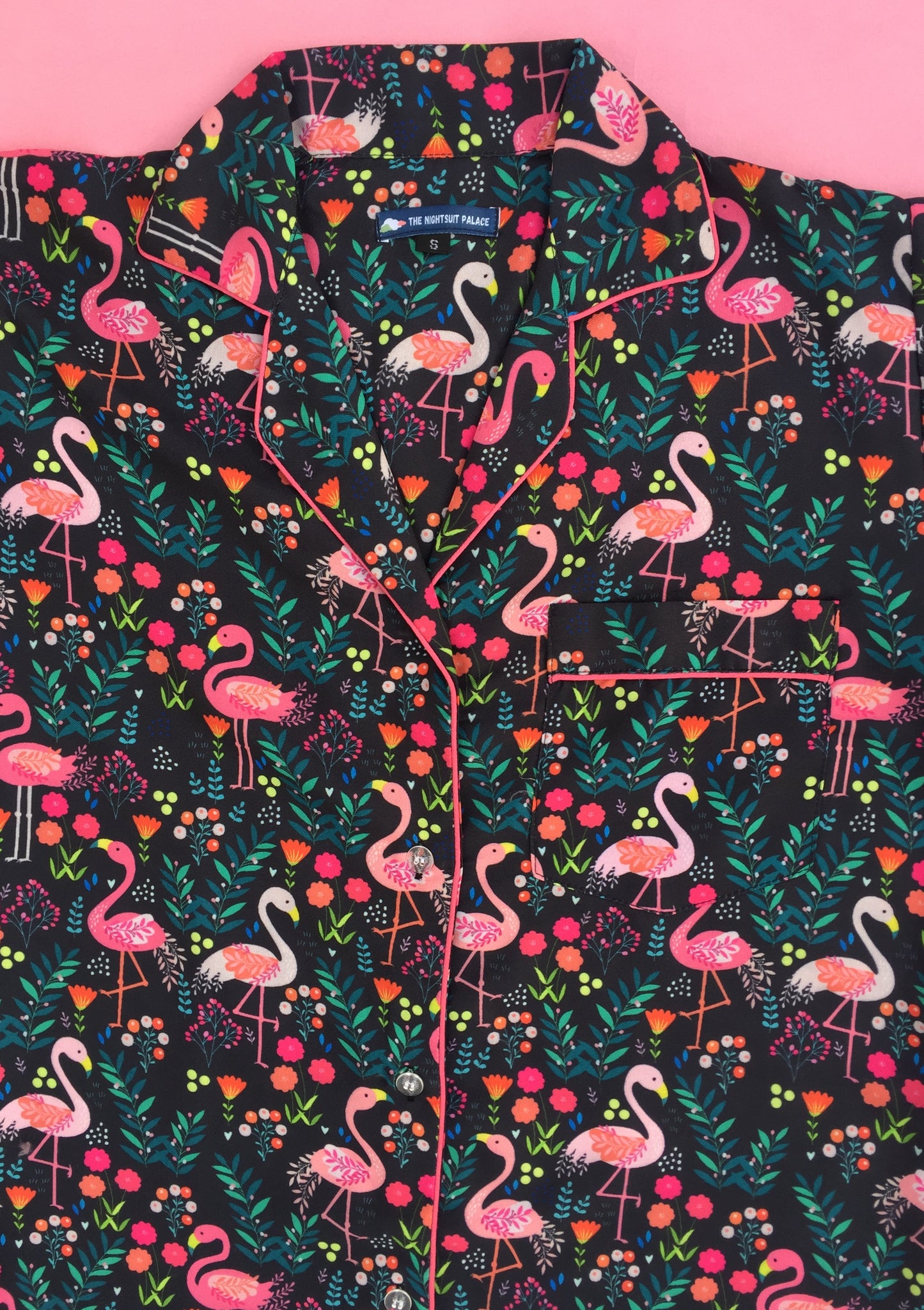 Floral Flamingo PJ set