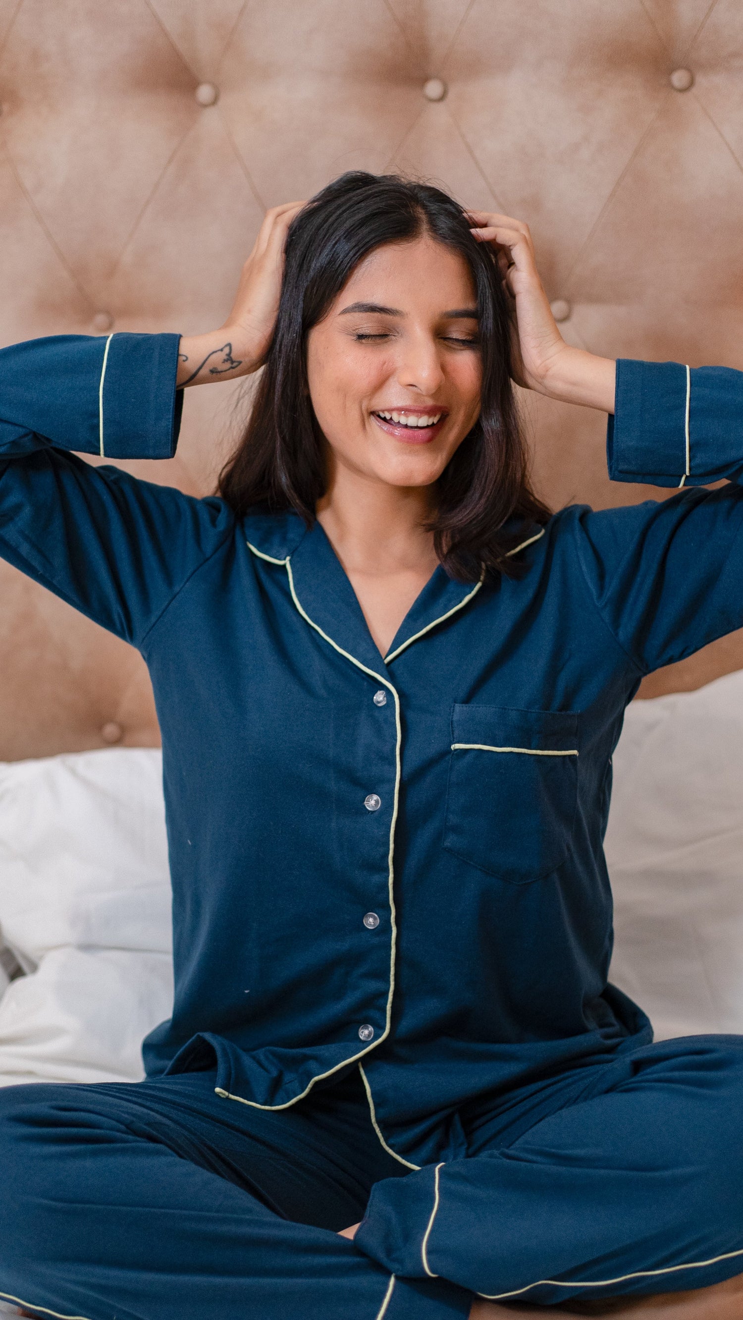 Solid Cotton PJ Sets