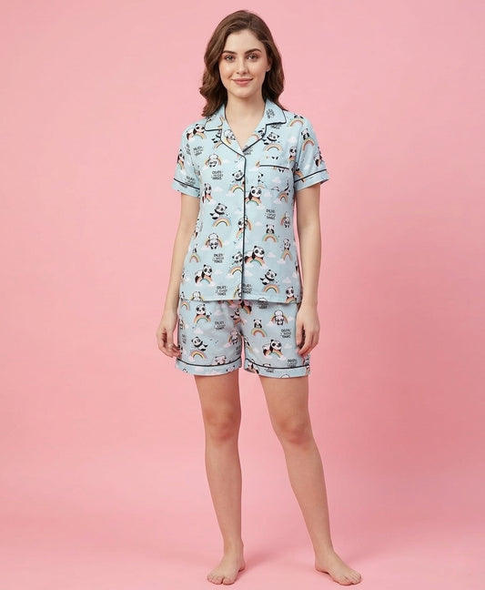 Baby Panda Shorts set