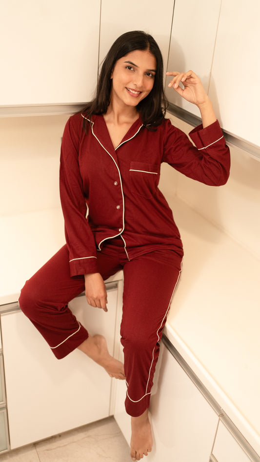 Maroon Cotton