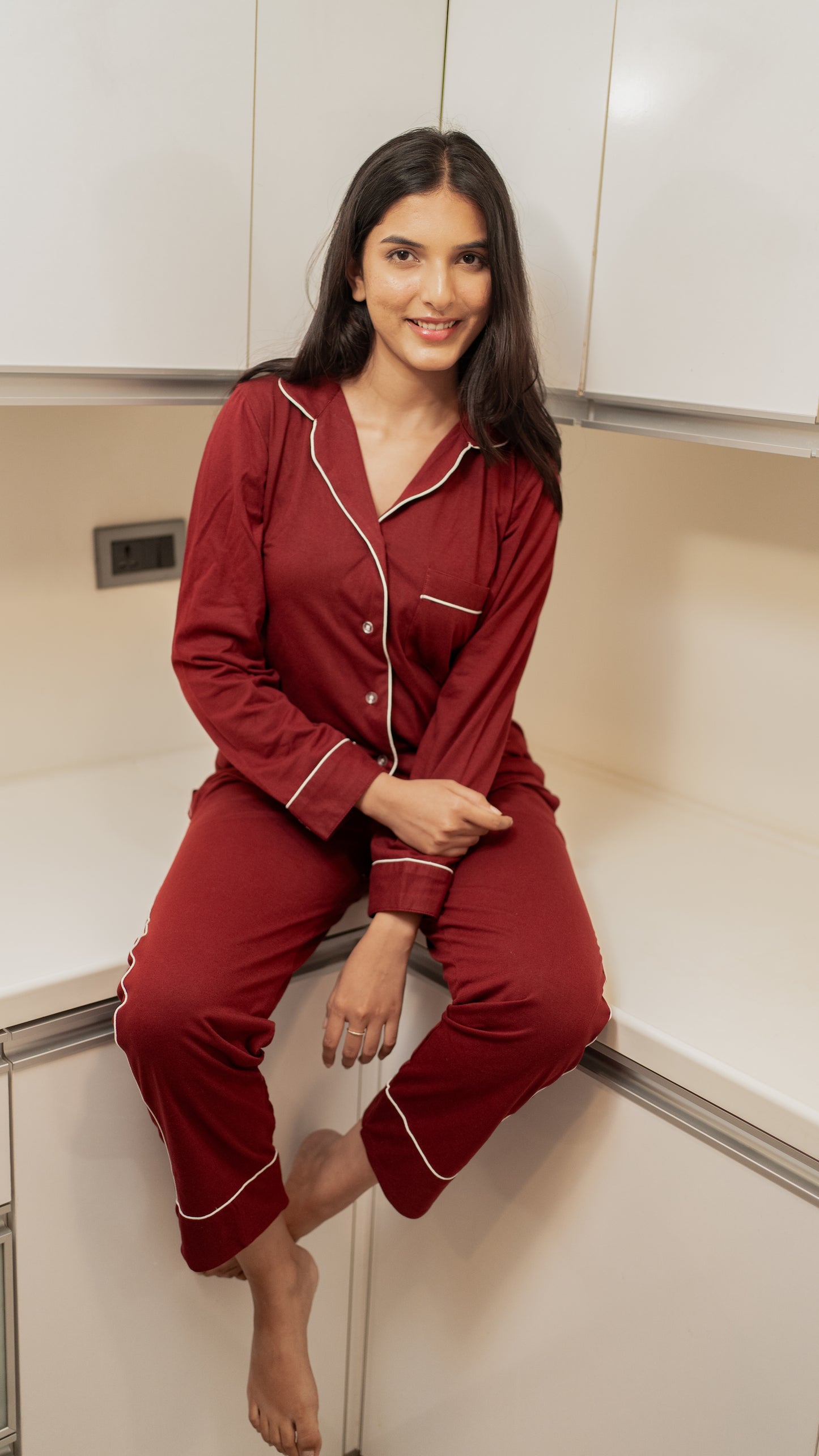 Maroon Cotton