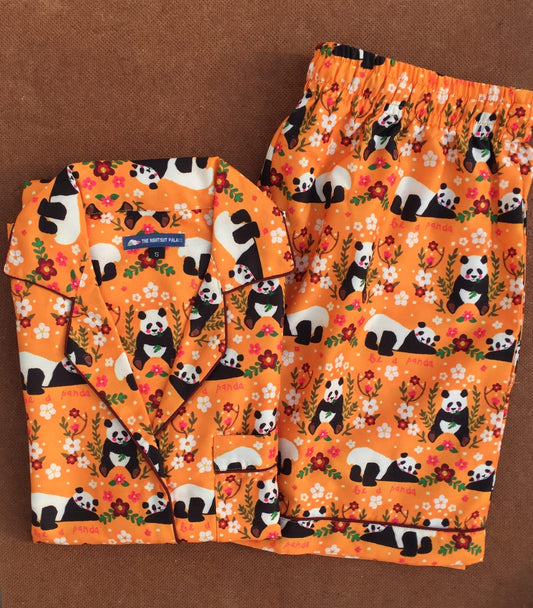 Mustard panda PJ set
