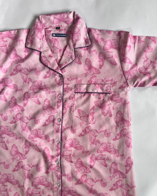 Pink butterfly PJ set