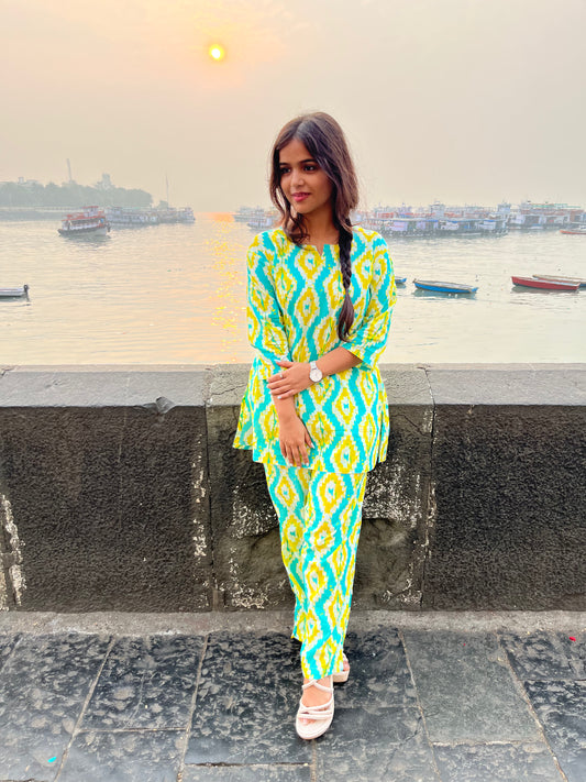 Yellow meadow co-ord set