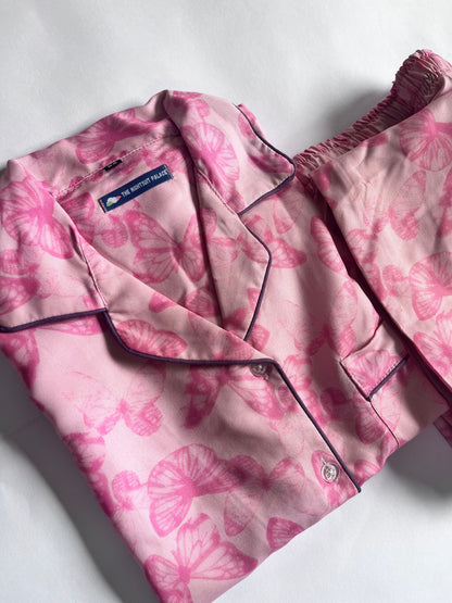 Pink butterfly PJ set
