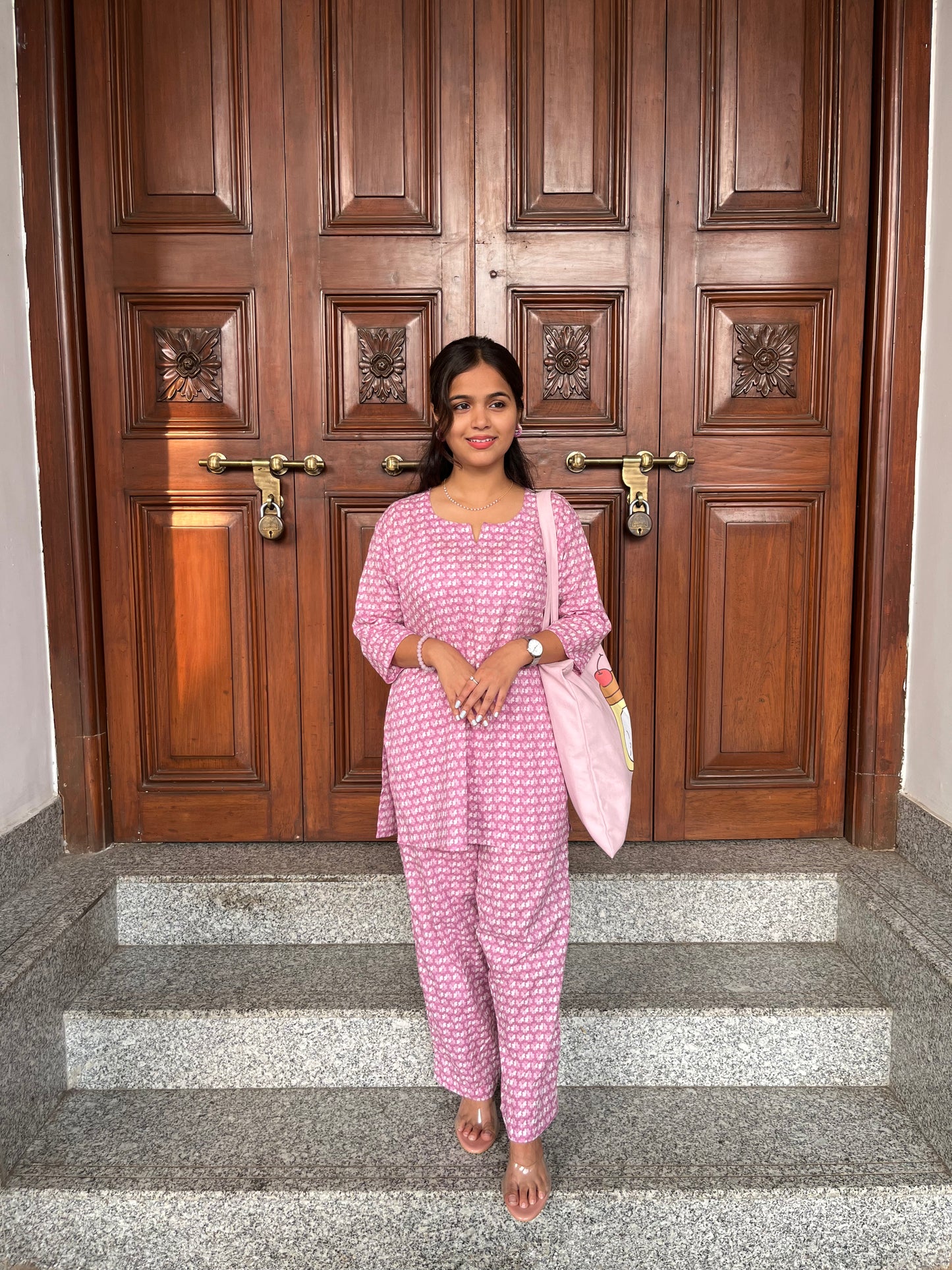 Blush and blossom co-ord set