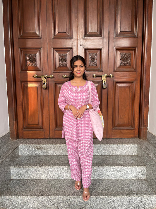 Blush and blossom co-ord set