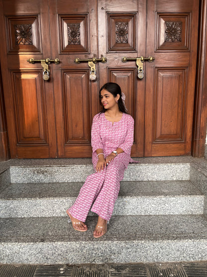 Blush and blossom co-ord set