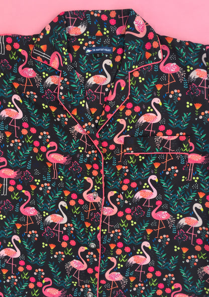 Floral Flamingo PJ set