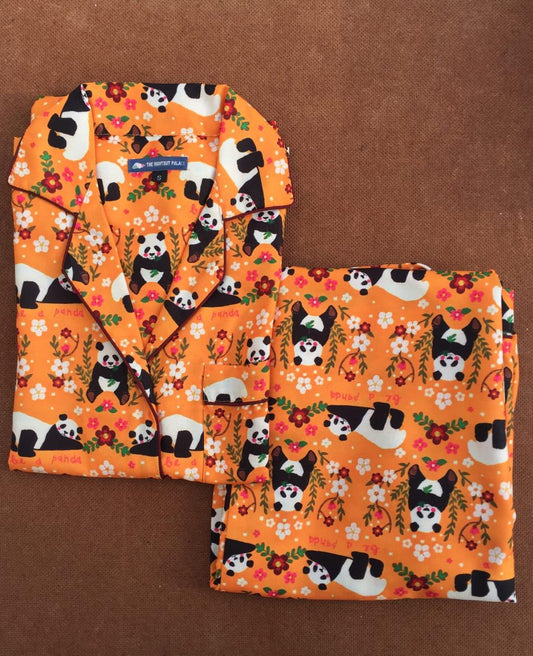 Mustard panda PJ set